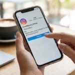 person buying Instagram followers safely on phone 2026