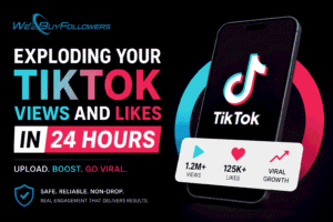 Professional featured image showing rapid TikTok growth with increased views, likes, viral engagement, and safe non-drop promotion strategies.