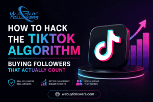 Professional featured image showing TikTok algorithm growth, real followers, social proof, and safe engagement strategies.